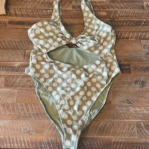 Nasty Gal Bathing suit with matching head tie